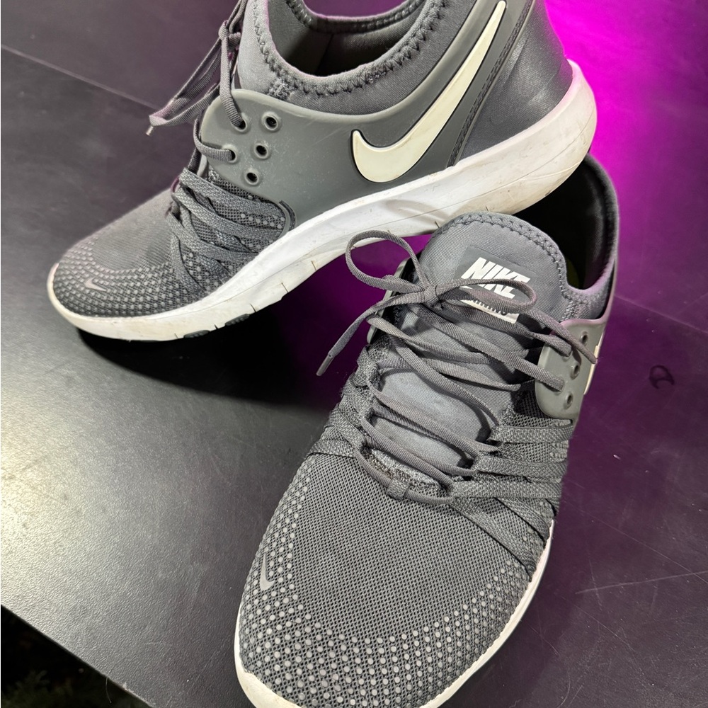 Nike Black and Green Athletic Shoes
